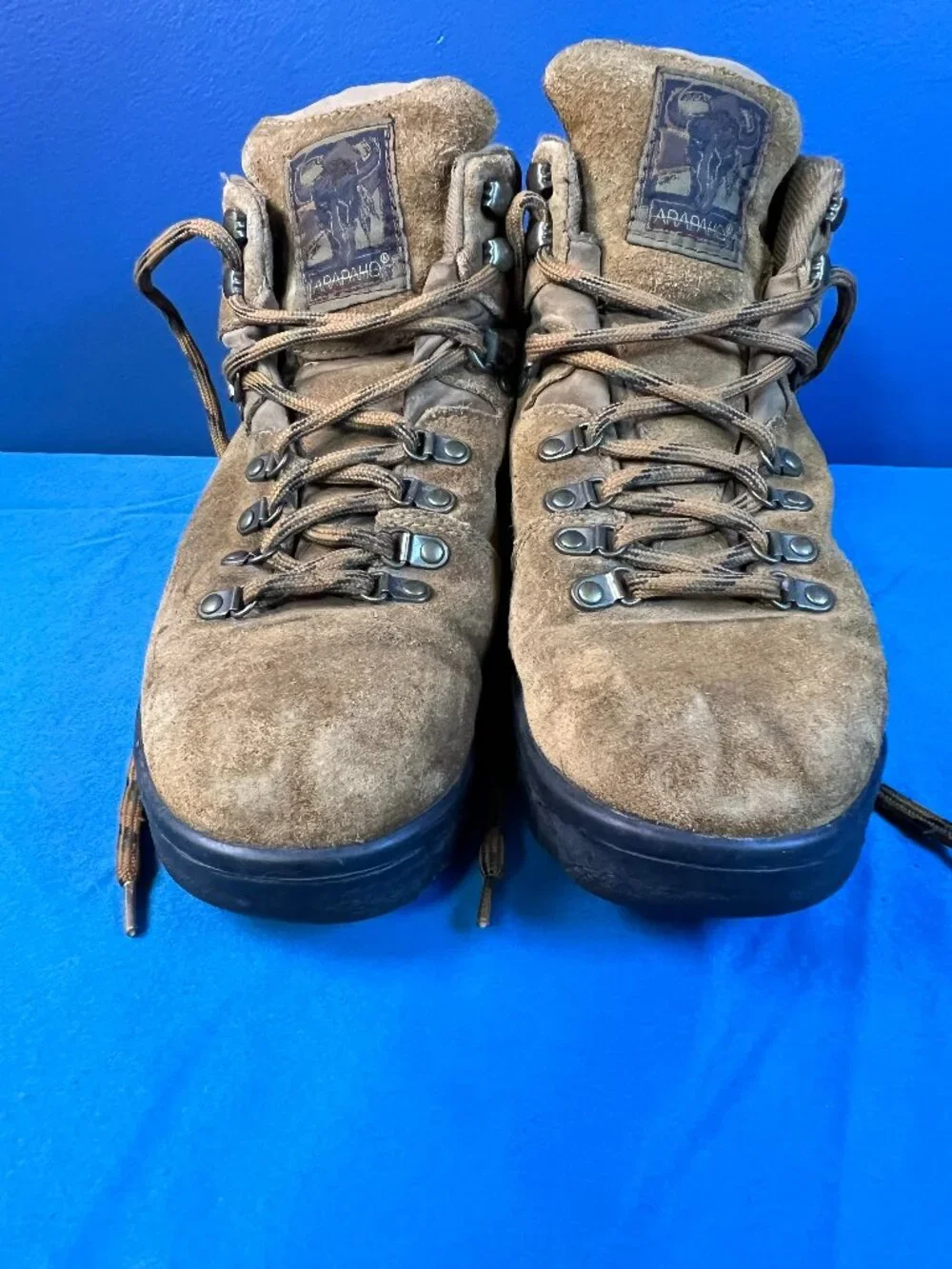 Arapaho Leather Hiking Boots Woman’s Size 7.5 Or Men’s Size 5.5